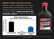 Signature Series resists viscosity increase.