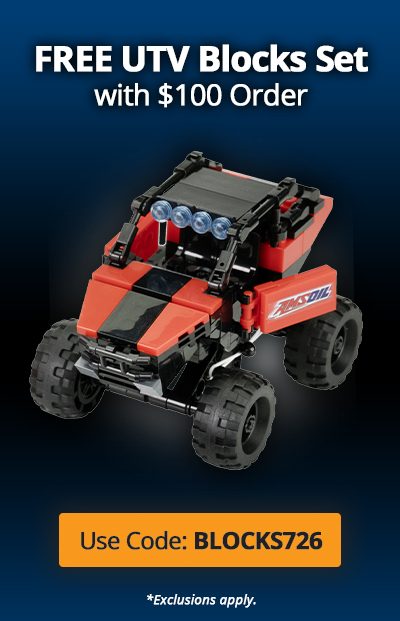Free UTV Blocks Set wtih $100 Order. Use Code: BLOCKS726. Order now. *Exclusions apply.