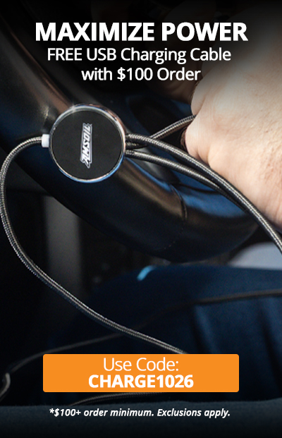Maximize power. Free USB Charging Cable with $100 Order. Use Code: CHARGE1026. Order now. *Exclusions apply.
