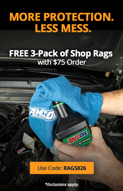 More protection. Less mess. Free 3-pack of shop rags with $75 order. Use Code: RAGS826. Order now. *Exclusions apply.