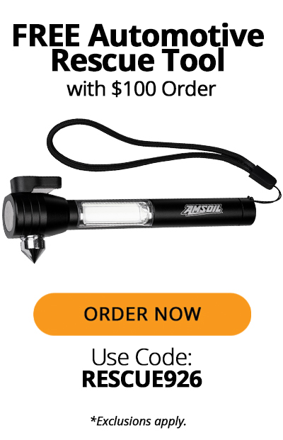 Free* automotive rescue tool. Use Code: RESCUE926. Order now. *$100 order minimum. Exclusions apply.