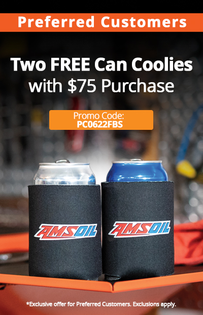 Two Free Can Coolies with $75 Purchase