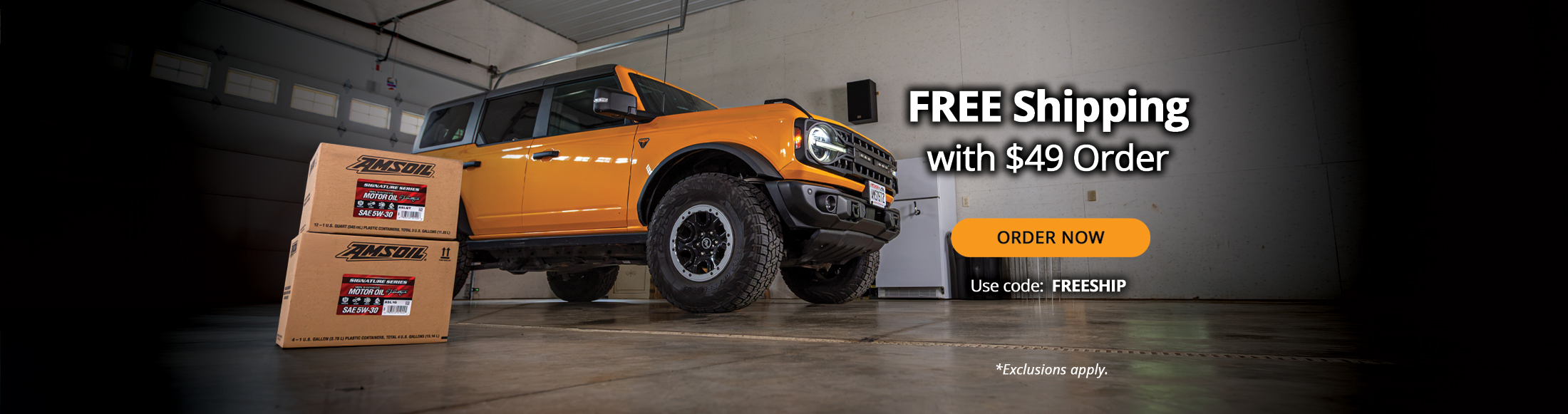 Free shipping with $49 order. Use code: FREESHIP. Order Now. *Exclusions apply.