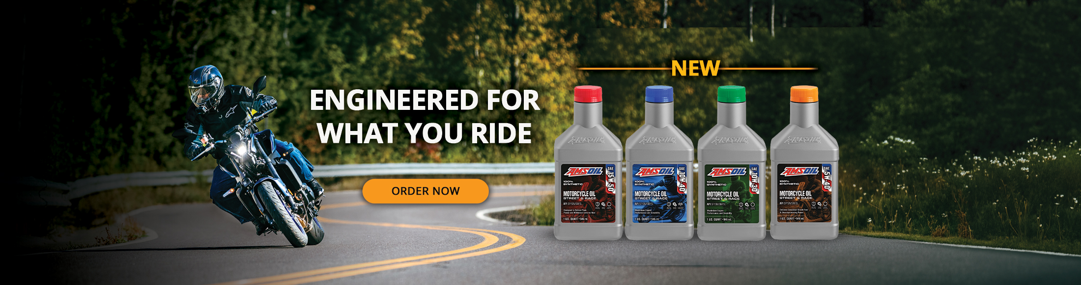 Engineered for what you ride. Order new motorcycle oil now.