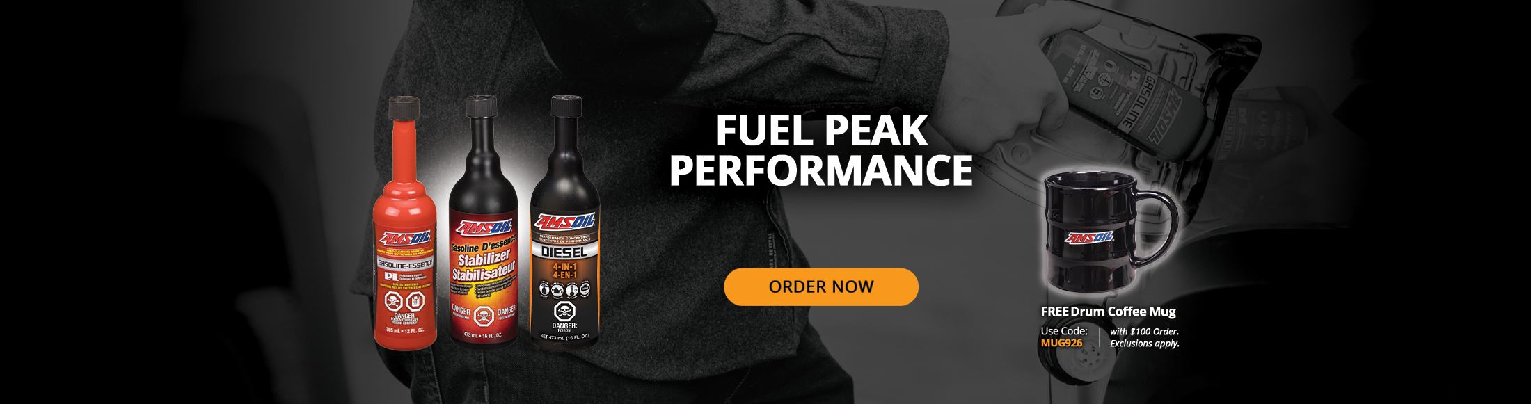 Fuel peak performance. Free drum coffee mug with $100 order. Use Code: MUG926. Order now. *Exclusions apply.