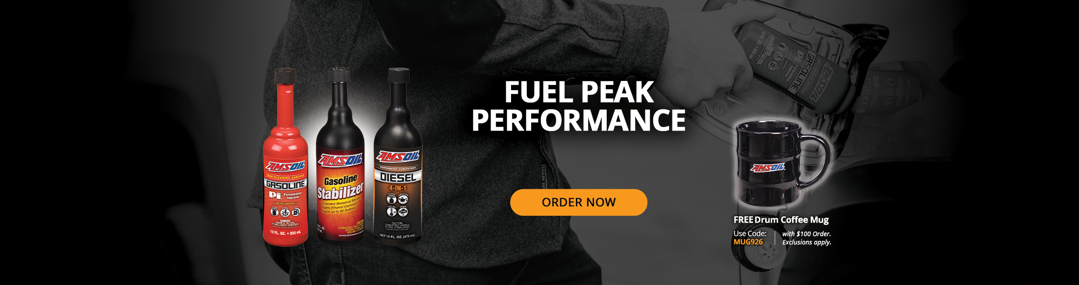 Fuel peak performance. Free drum coffee mug with $100 order. Use Code: MUG926. Order now. *Exclusions apply.