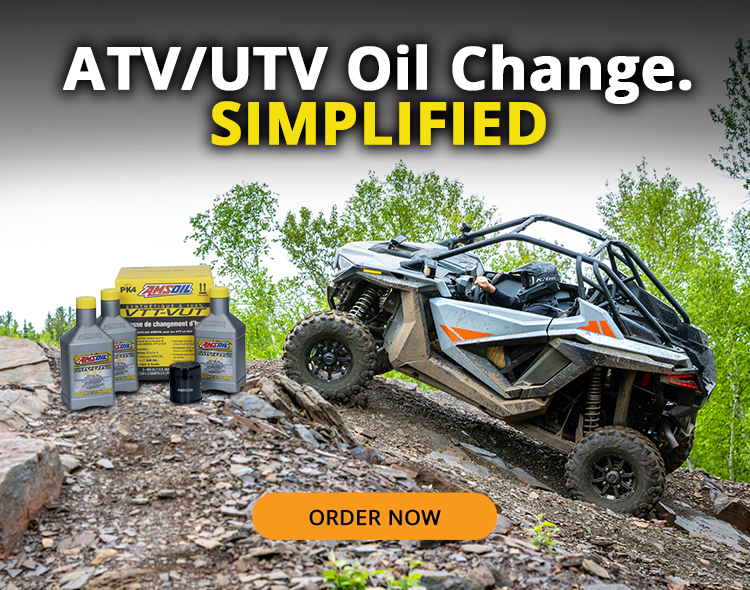 ATV/UTV Oil Change. Simplified. Order now.