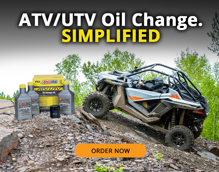 ATV/UTV Oil Change. Simplified. Order now.