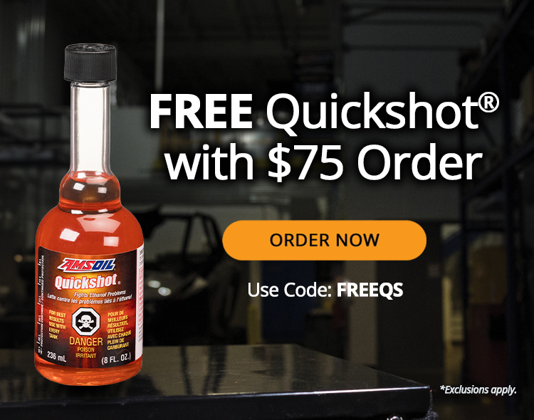 Free Quickshot with $75 order. Order now. Use Code: FREEQS. *Exclusions apply.