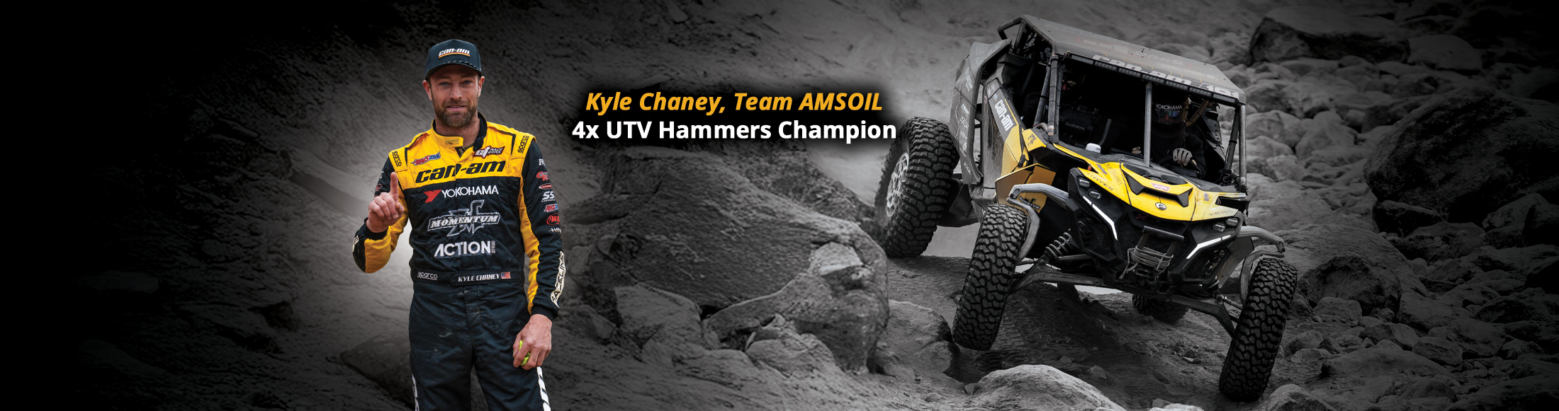 Kyle Chaney, Team AMSOIL. 4x UTV Hammers Champion.