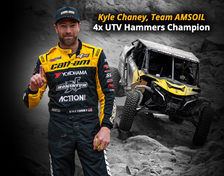 Kyle Chaney, Team AMSOIL. 4x UTV Hammers Champion.